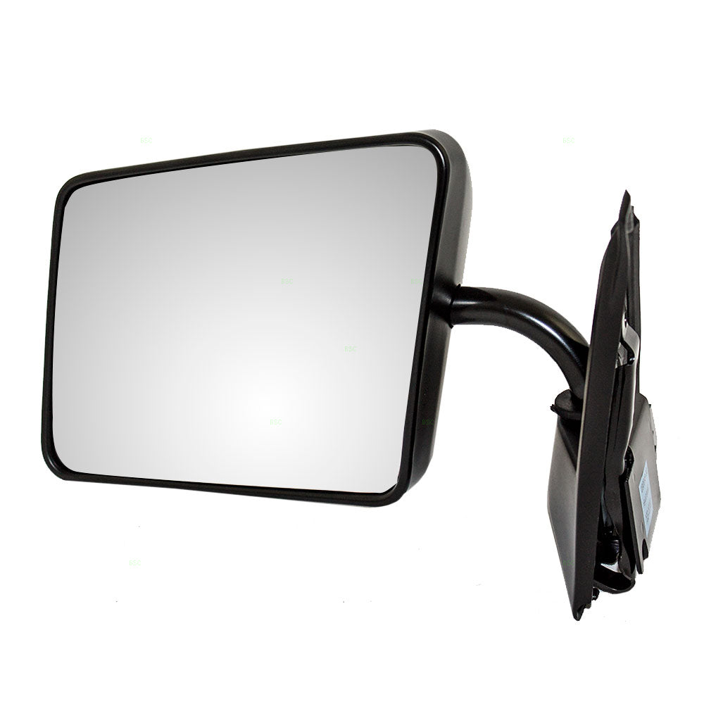 Brock Replacement Driver Manual Side Door Mirror Below Eyeline Compatible with S10/S15 Pickup Truck Blazer/Jimmy Syclone