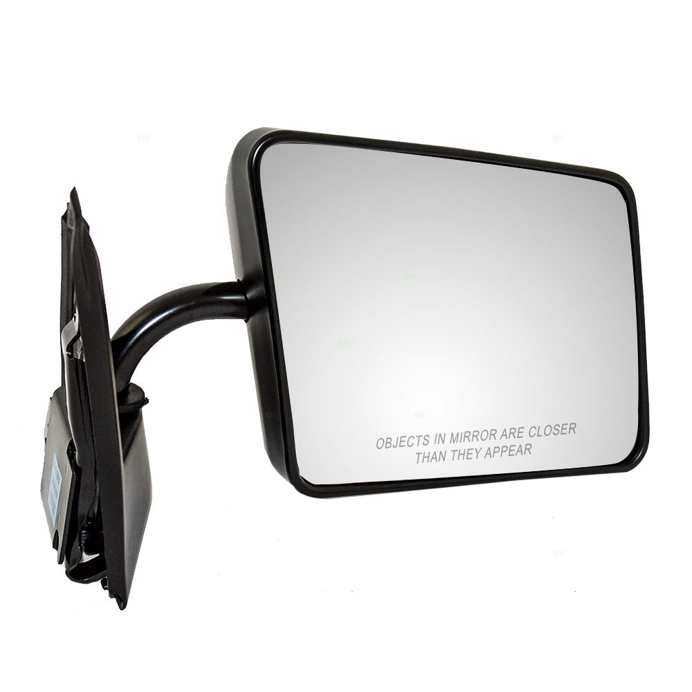 Manual Mirror fits S10 S15 Blazer Jimmy Syclone Passenger Side Below Eyeline