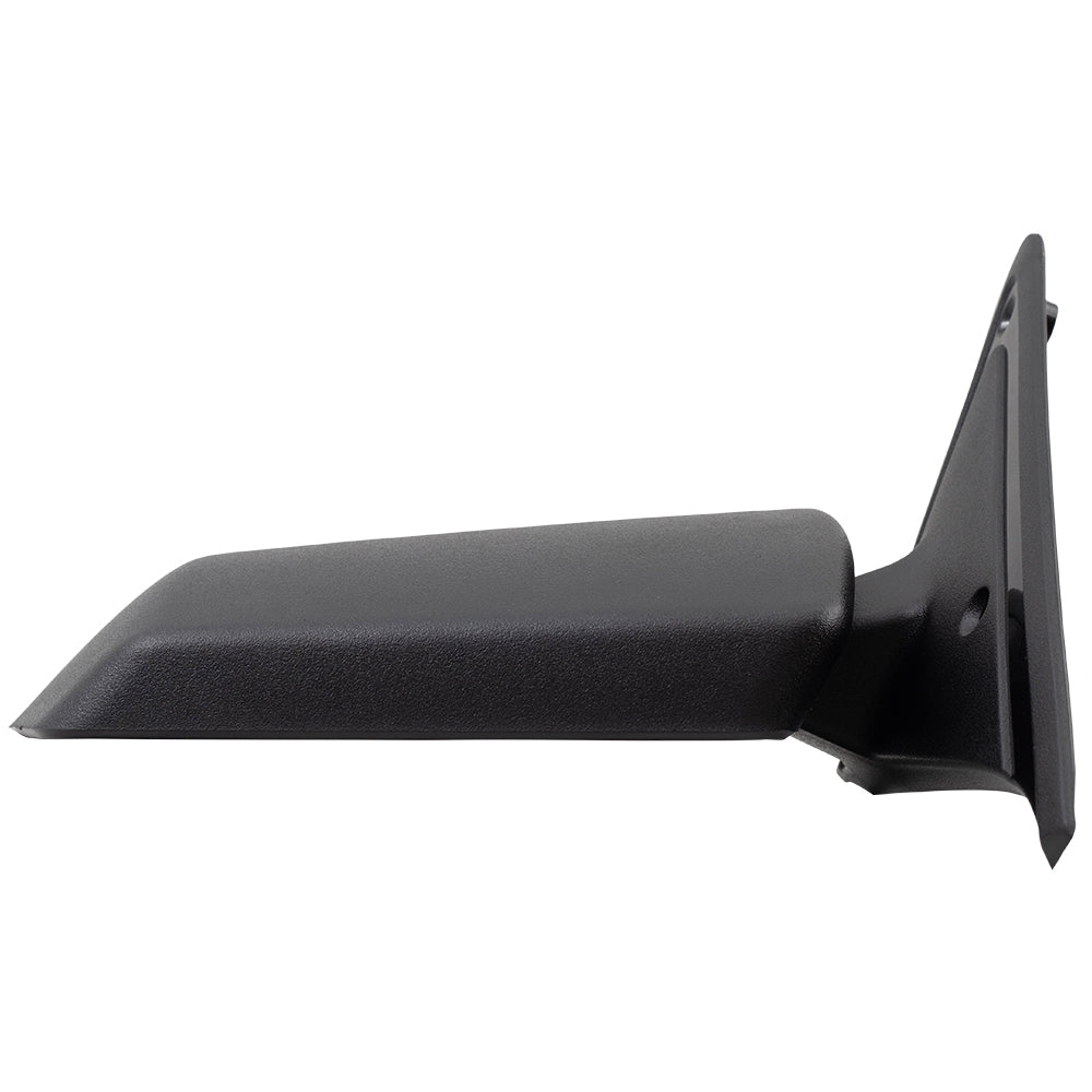 Brock Replacement Driver Manual Side Door Mirror Type Textured Compatible with 1985-1993 S10 Pickup Truck Blazer 15675113
