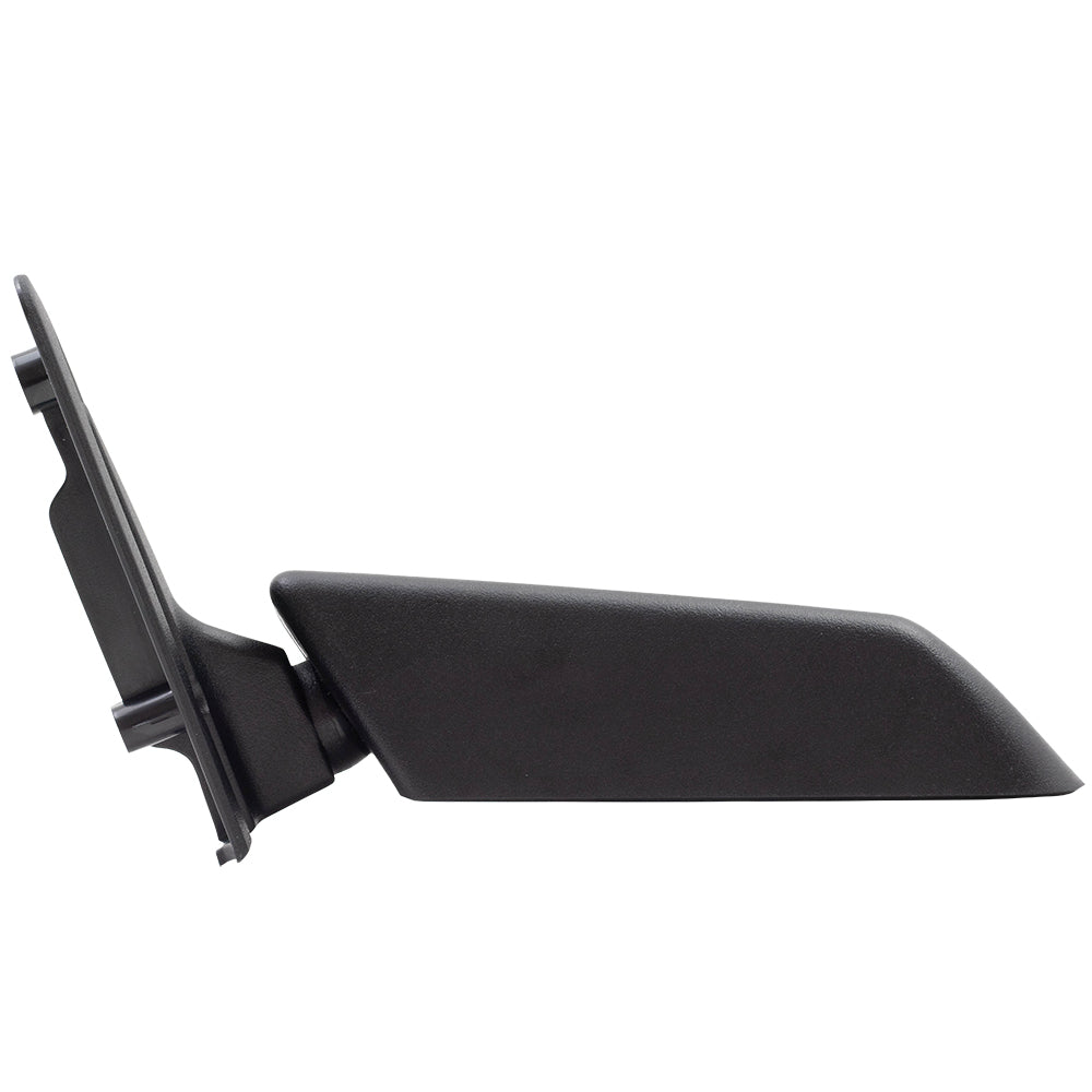 Brock Replacement Driver Manual Side Door Mirror Type Textured Compatible with 1985-1993 S10 Pickup Truck Blazer 15675113
