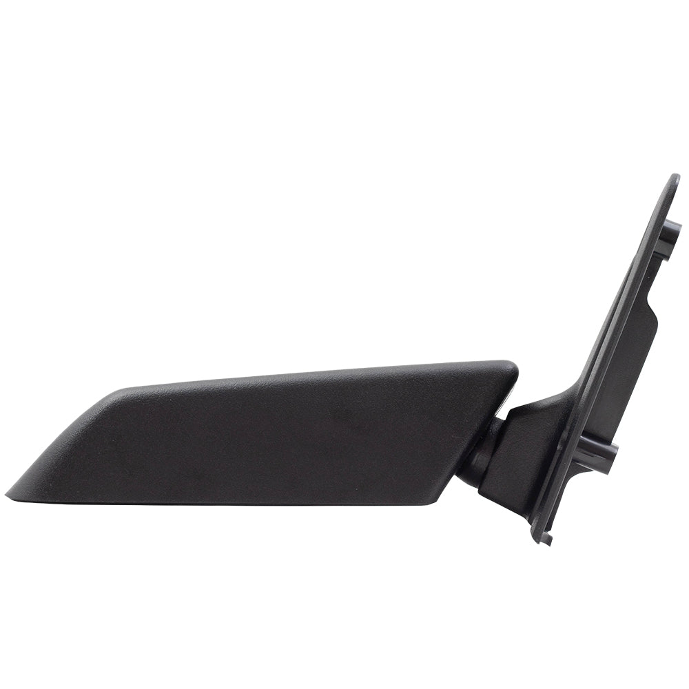 Brock Replacement Passenger Manual Side Door Mirror Type Textured Compatible with 1985-1993 S10 Pickup Truck Blazer 15675114