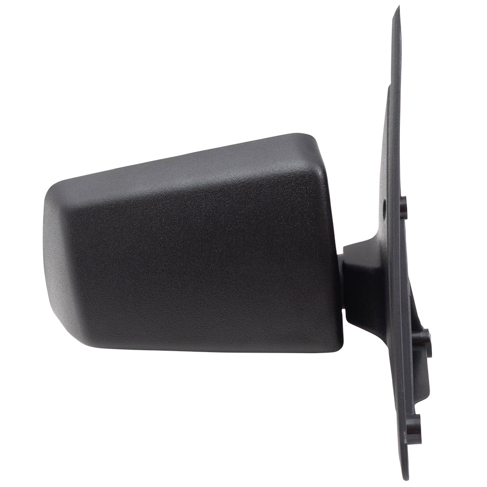 Brock Replacement Passenger Manual Side Door Mirror Type Textured Compatible with 1985-1993 S10 Pickup Truck Blazer 15675114