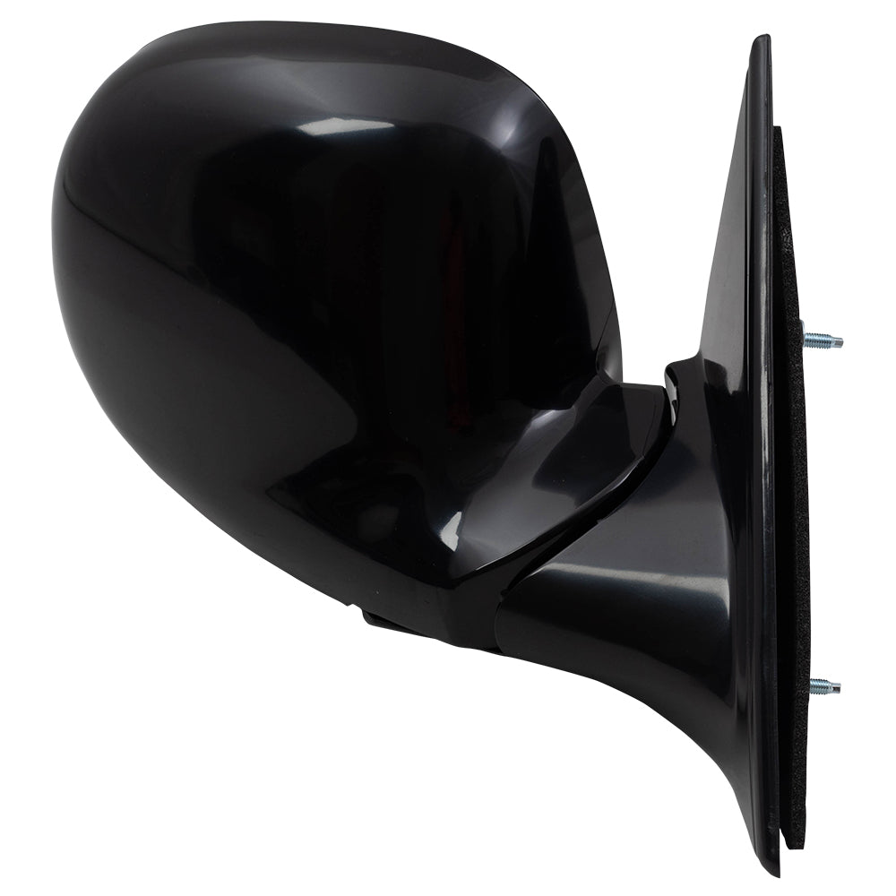 Brock Replacement Passenger Manual Side Door Mirror Below Eyeline Compatible with 1995-1998 Blazer 15150850