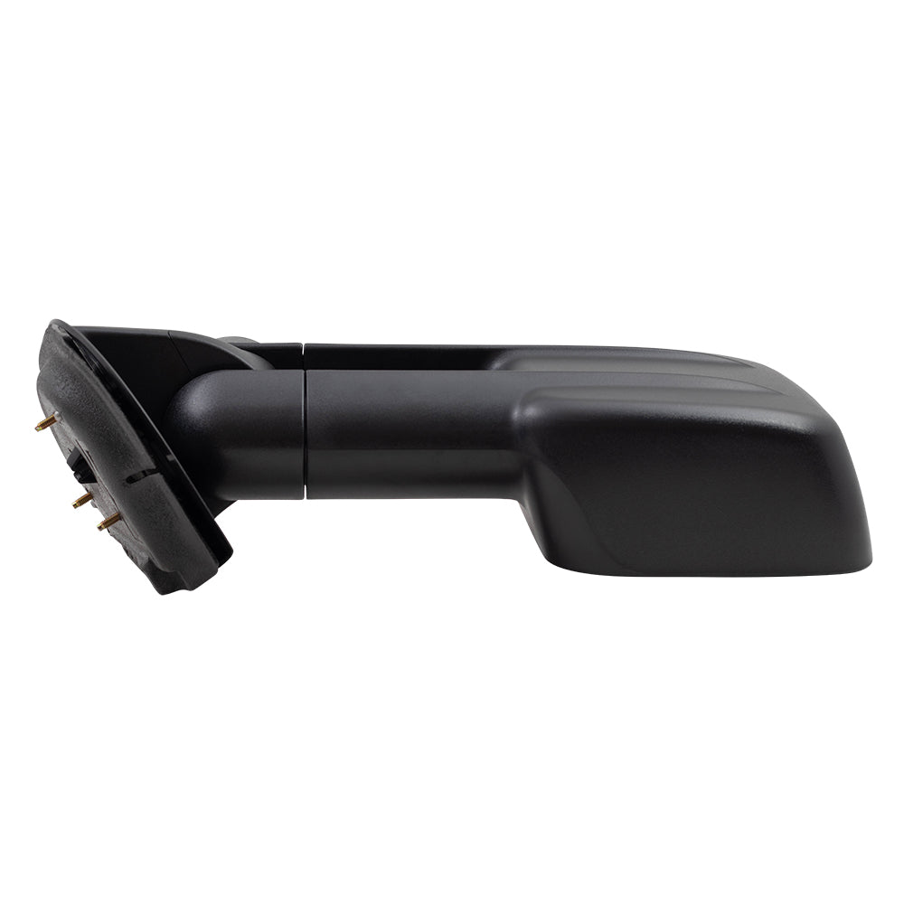 Brock Replacement Driver Manual Telescopic Tow Mirror Compatible with 2007-2014 Silverado Sierra Pickup Truck 20862094
