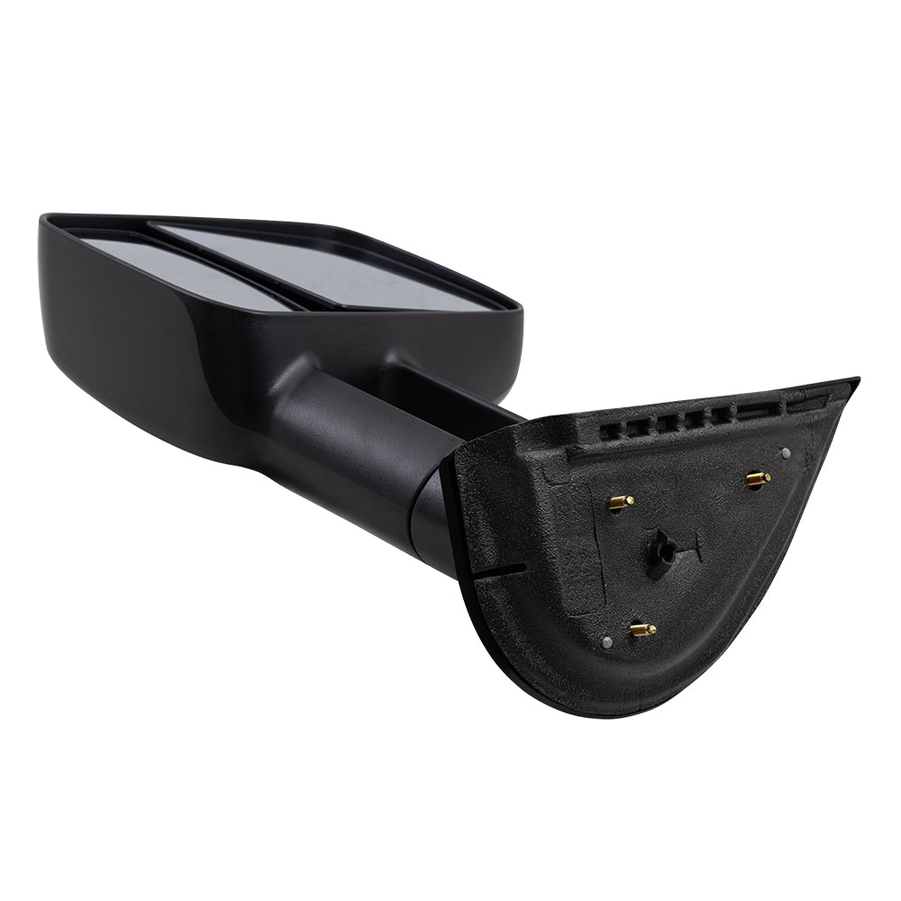 Brock Replacement Driver Manual Telescopic Tow Mirror Compatible with 2007-2014 Silverado Sierra Pickup Truck 20862094