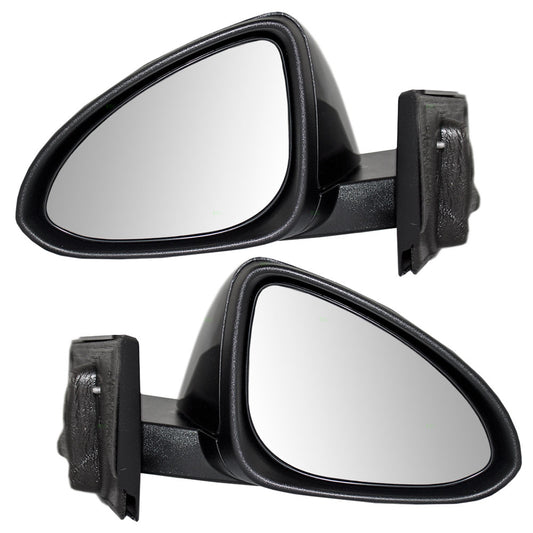 Brock Replacement Driver and Passenger Set Power Side Door Mirrors Compatible with 2013-2015 Spark 2016 Spark EV 95101454 95101463