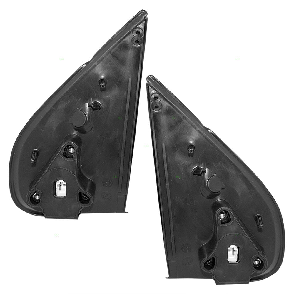 Brock Replacement Driver and Passenger Set Power Side Door Mirrors Textured Compatible with 2004-2012 Colorado Canyon Pickup Truck 15246906 21996377