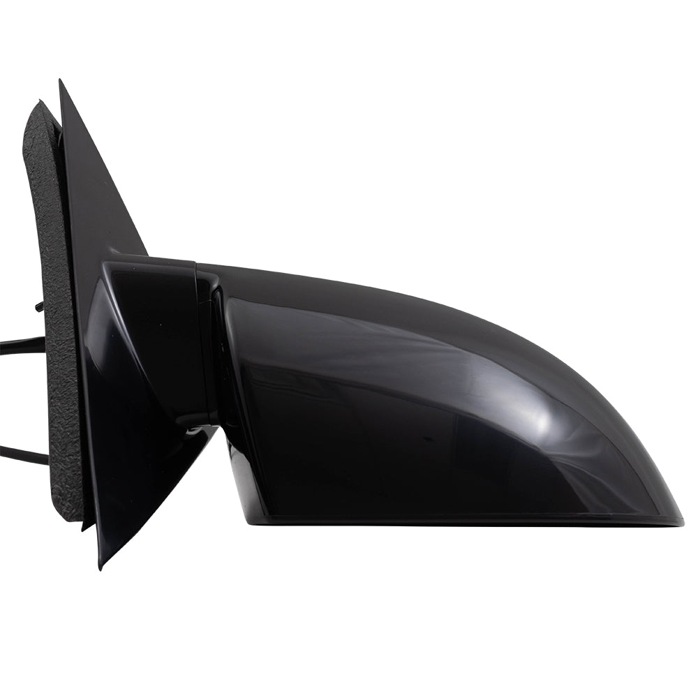 Brock Aftermarket Replacement Passenger Right Paint to Match Housing/Paint to Match Base Black Power Mirror without Heat Compatible with 2006-2013 Chevy Impala