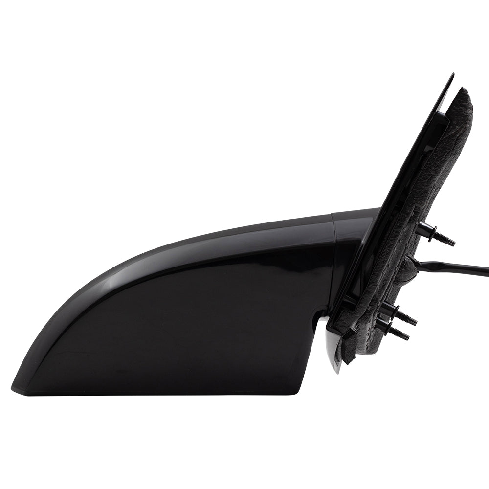 Brock Aftermarket Replacement Passenger Right Paint to Match Housing/Paint to Match Base Black Power Mirror without Heat Compatible with 2006-2013 Chevy Impala