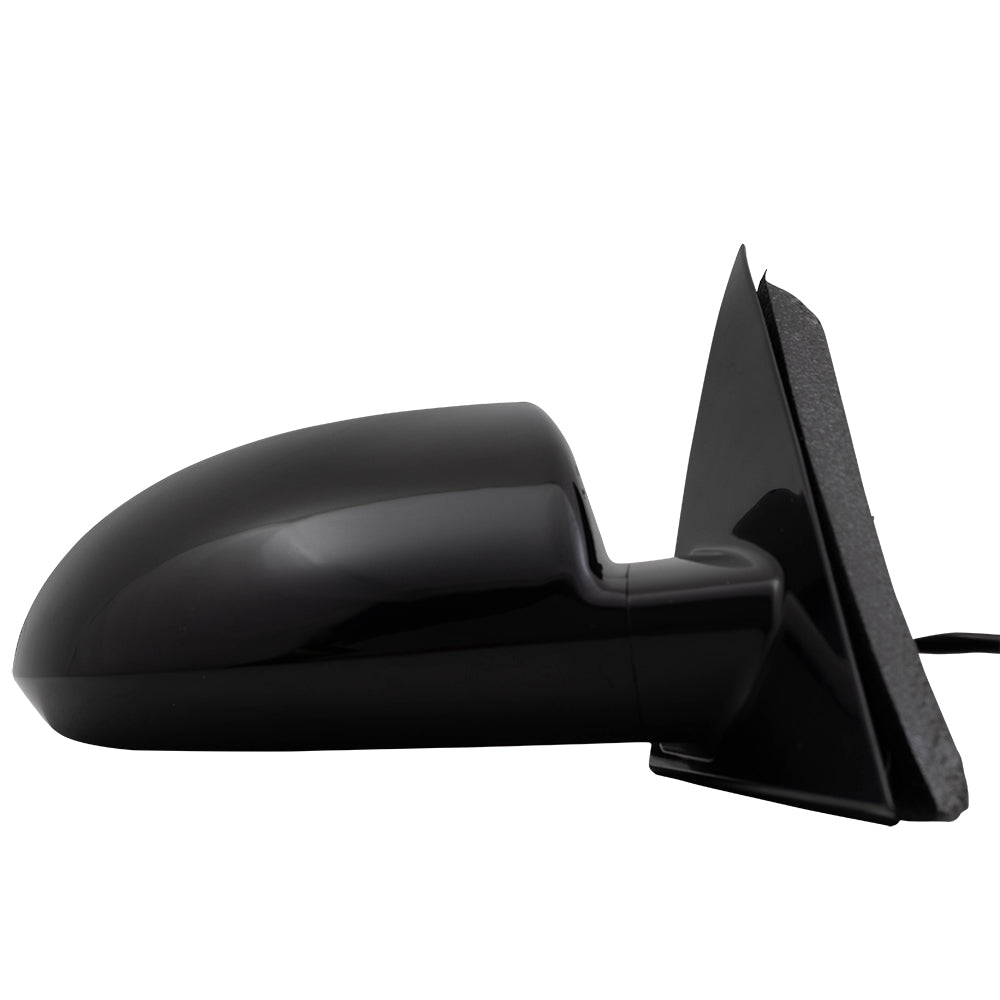 Brock Aftermarket Replacement Passenger Right Paint to Match Housing/Paint to Match Base Black Power Mirror without Heat Compatible with 2006-2013 Chevy Impala