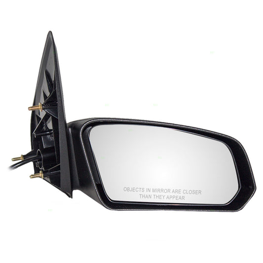 Brock Replacement Passenger Power Side Door Mirror Textured Compatible with 2003-2007 Ion Sedan 22726679