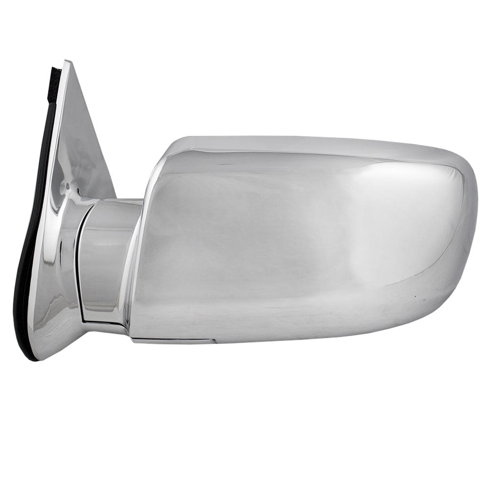 Brock Replacement Driver Power Side Door Chrome Specialty Mirror Compatible with C/K Pickup Suburban Yukon Tahoe