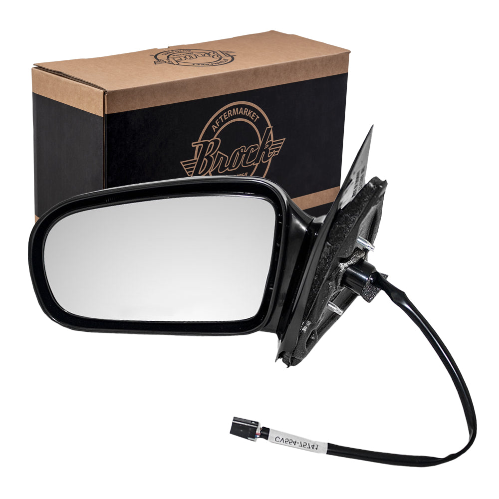 Brock Replacement Driver Power Side Door Mirror Compatible with 1995-2005 Cavalier Sunfire Coupe 10362464