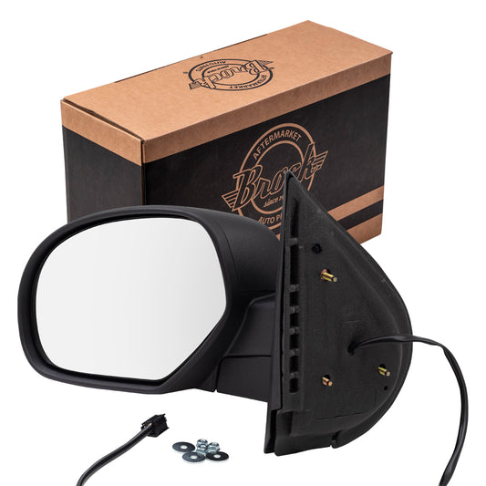 Replacement Driver Power Side Door Mirror Textured Compatible with 07-14 Silverado Sierra Pickup Truck Tahoe Yukon & XL Escalade