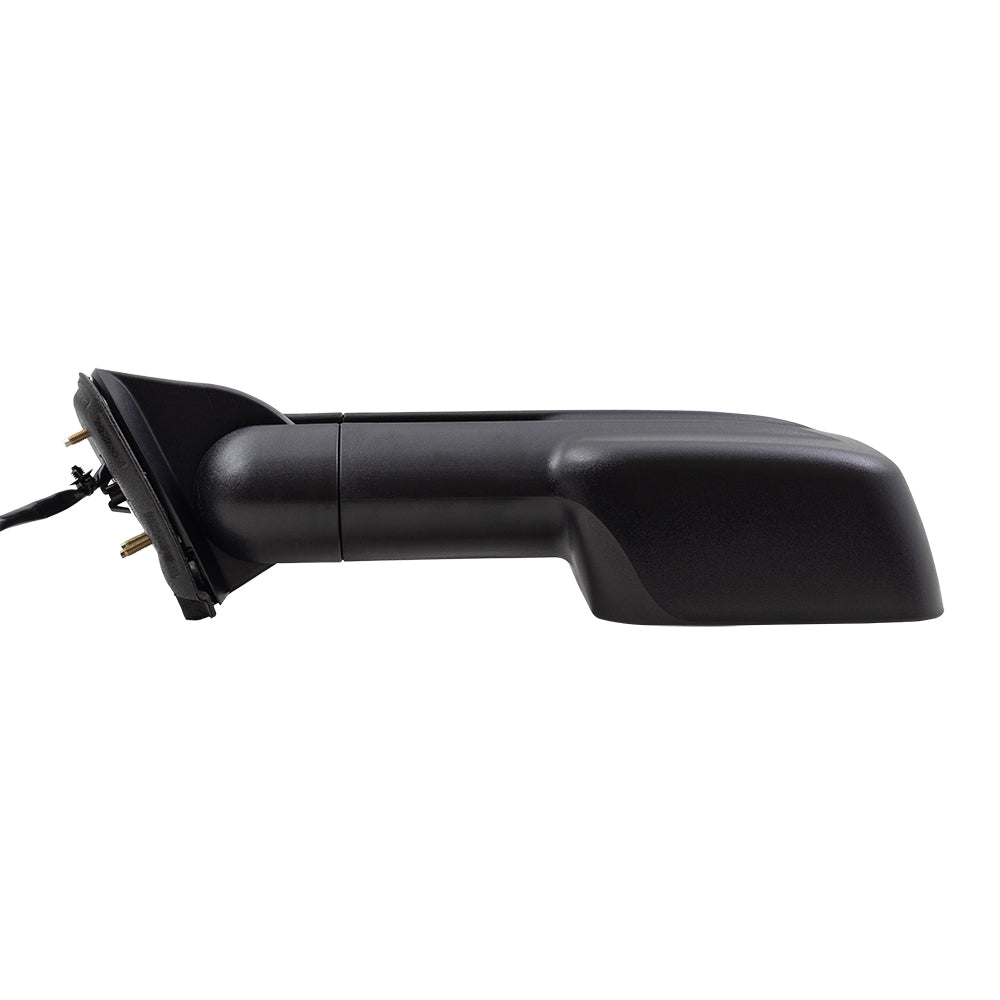Brock Replacement Driver and Passenger Power Tow Telescopic Side Door Mirrors Heated Signal On Glass Compatible with 2003-2006 Silverado Sierra Avalanche Pickup