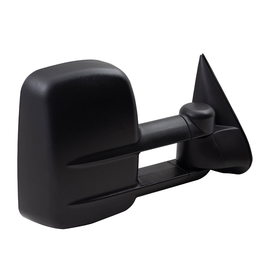 Brock Replacement Passenger Power Tow Telescopic Side Door Mirror Heated Signal On Glass Compatible with 2003-2006 Silverado Sierra Avalanche Pickup