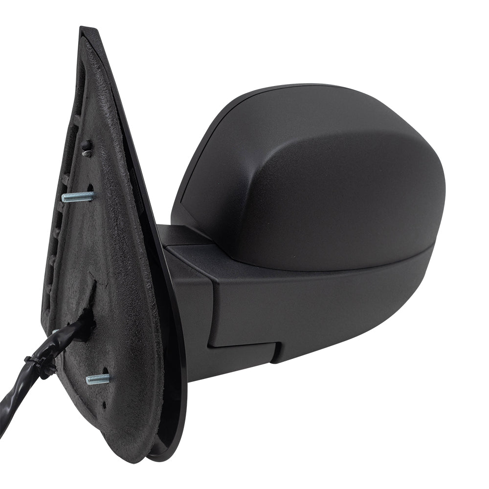 Replacement Driver Power Side Door Mirror Heated Memory Puddle Lamp Signal on Glass Compatible with 2007-2014 Silverado Pickup Truck