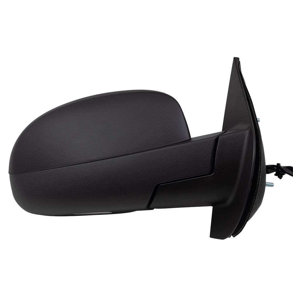 Replacement Passenger Power Side Door Mirror Heated Memory Puddle Lamp Signal on Glass Compatible with 2007-2014 Silverado Pickup Truck