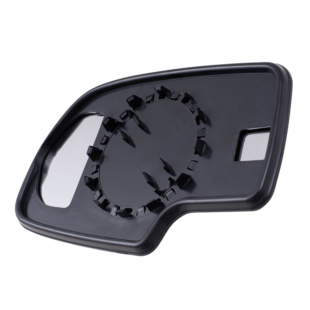 Brock Replacement Set Power Side Door Mirror Glass with Bases Compatible with 99-07 Silverado Suburban 00-06 Tahoe Sierra Yukon & XL