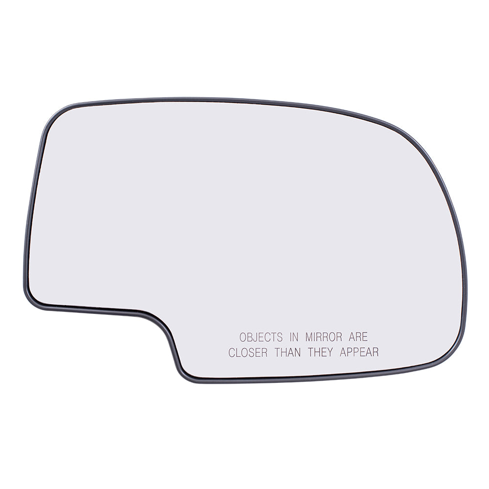 Brock Replacement Passenger Power Side Door Mirror Glass with Base Compatible with 99-07 Silverado Suburban 00-06 Tahoe Sierra Yukon & XL