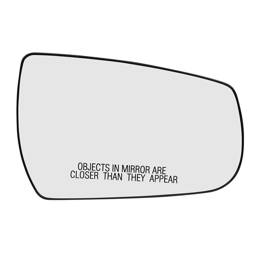 Brock Replacement Set Driver and Passenger Door Mirror Glass with Bases Compatible with 2013 2014 2015 Malibu