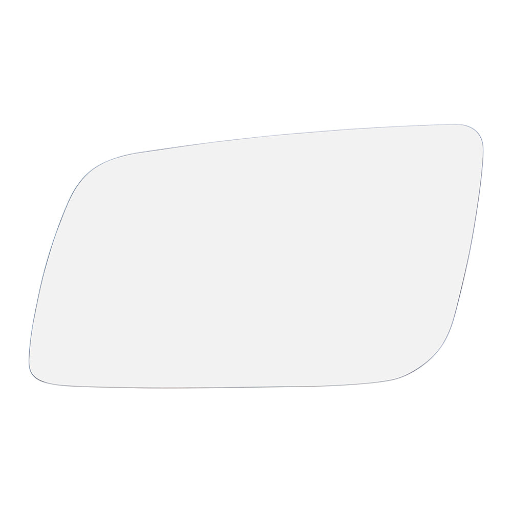 Brock Replacement Driver Side Door Below Eyeline Mirror Glass Compatible with 1998-2005 Astro Safari 12476269