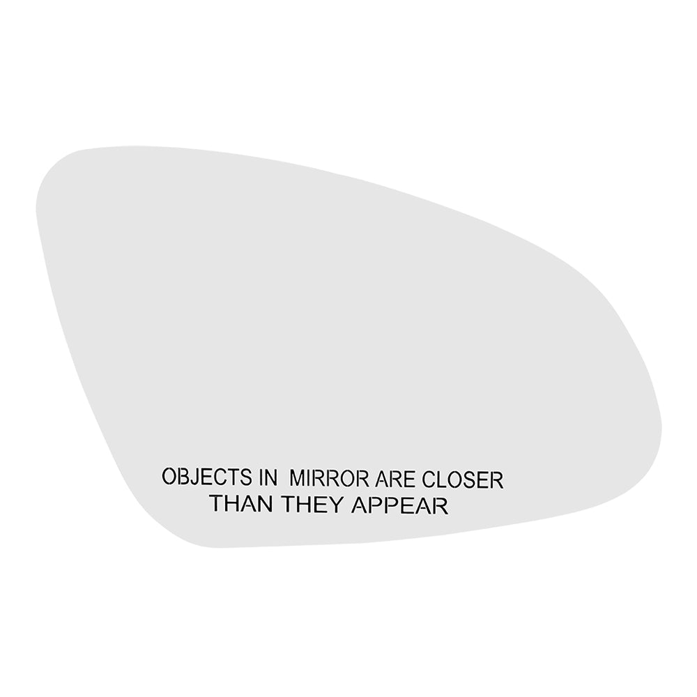 Brock Replacement Set Driver and Passenger Mirror Glass with Bases Compatible with 2012-2017 Verano