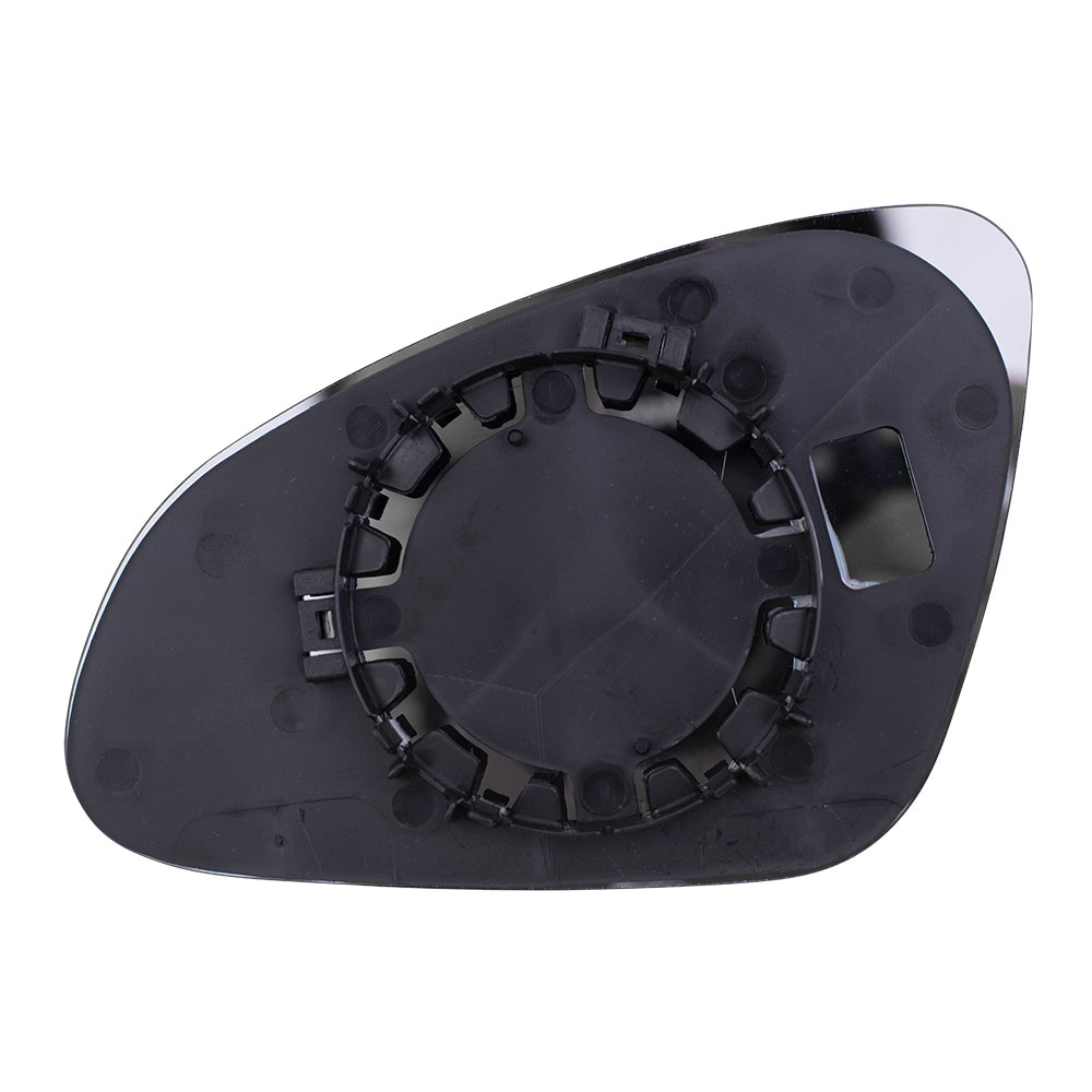 Brock Replacement Set Driver and Passenger Mirror Glass with Bases Compatible with 2012-2017 Verano