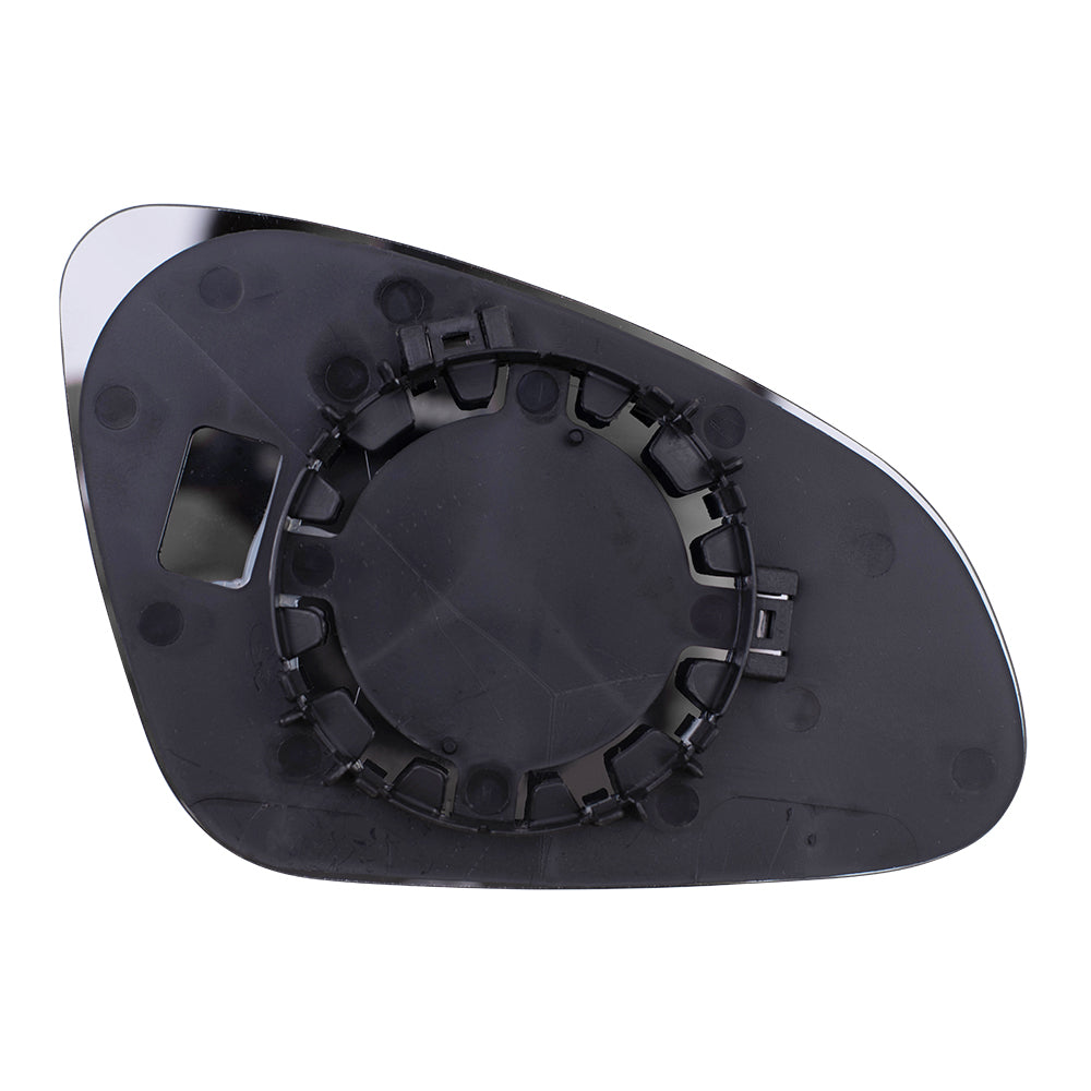 Brock Replacement Driver Side Door Mirror Glass with Base Compatible with 2012-2017 Verano