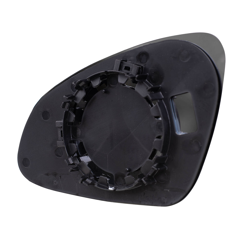 Brock Replacement Passenger Side Door Mirror Glass with Base Compatible with 2012-2017 Verano
