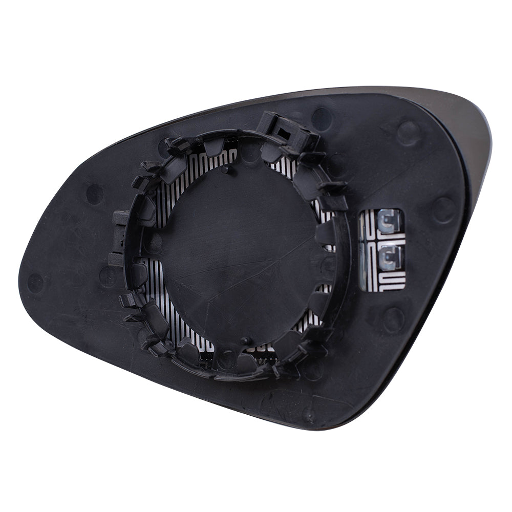 Brock Replacement Passenger Mirror Glass with Base Heated Compatible with 2012 2013 2014 2015 2016 2017 Verano
