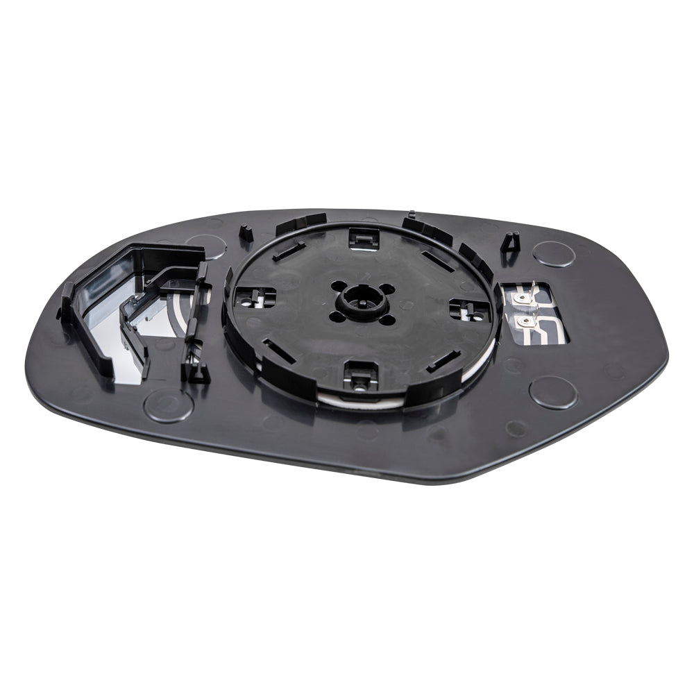 Brock Replacement Set Driver and Passenger Door Mirror Glass & Bases Heated Compatible with 2007-2014 Silverado Sierra Avalanche Pickup Truck