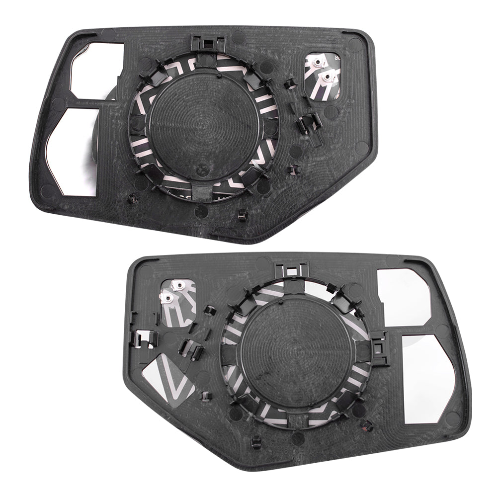 Mirror Spotter Glass & Bases Set fits 15-20 Tahoe Suburban Yukon/XL Power Heated