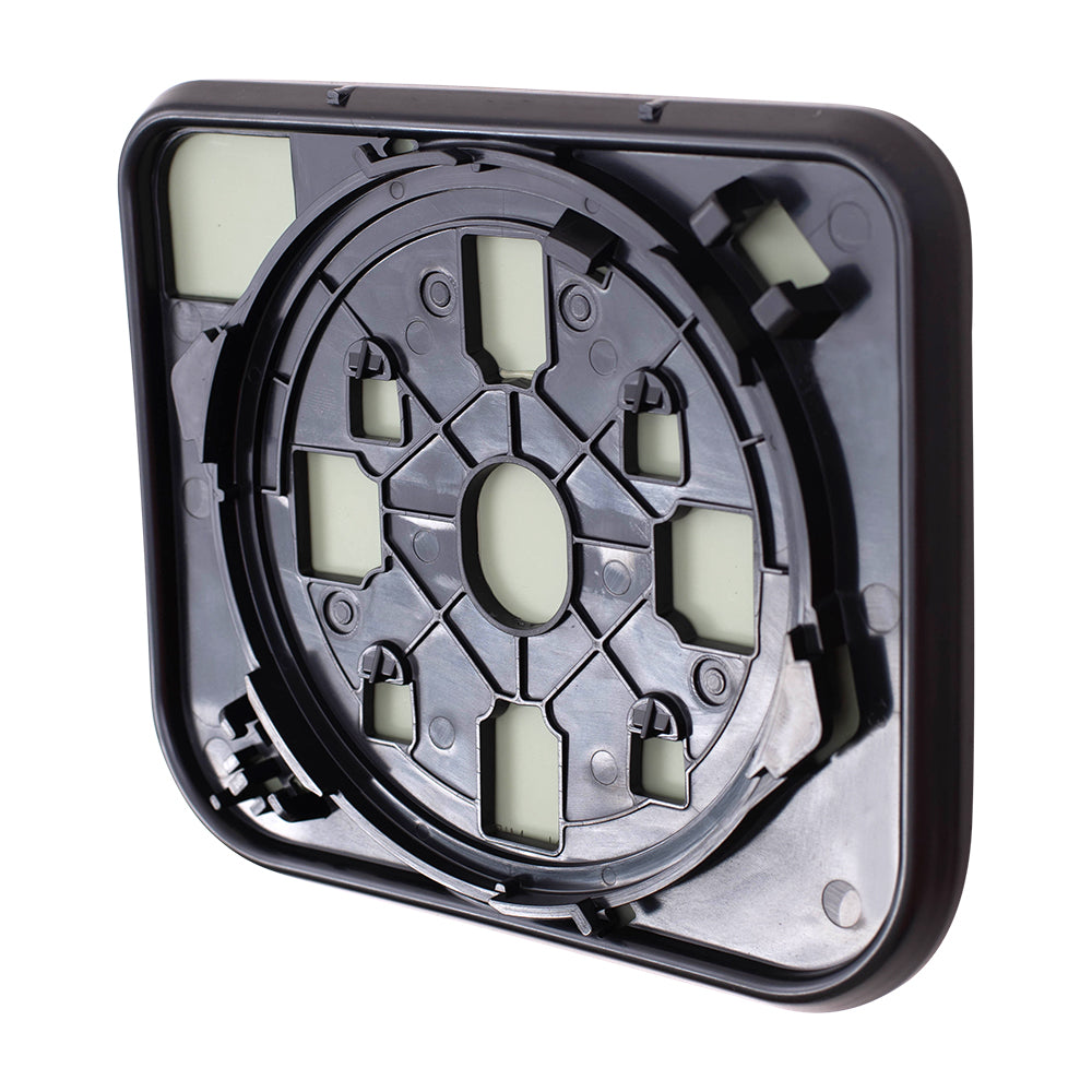Brock Replacement Lower Mirror Glass and Base Set without Heat Compatible with 03-09 Kodiak 03-09 Topkick 19120559