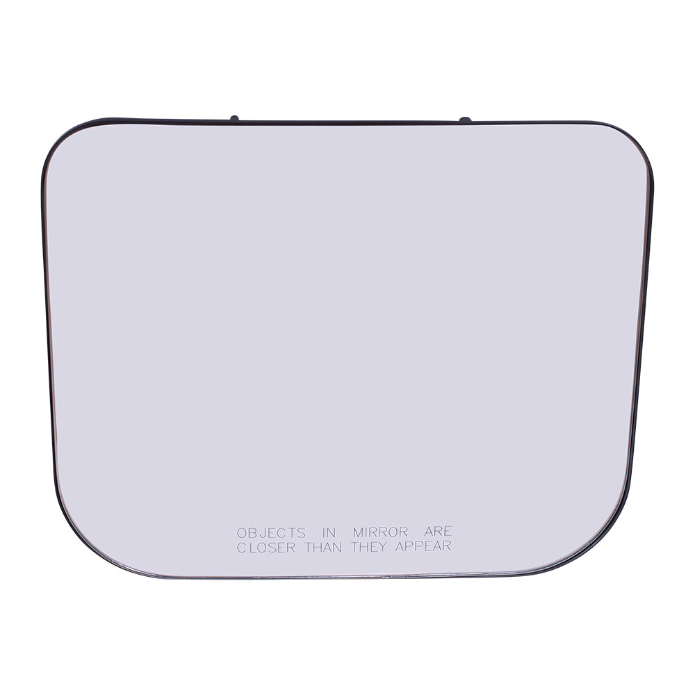 Brock Replacement Lower Mirror Glass and Base without Heat Compatible with 03-09 Kodiak 03-09 Topkick 19120559