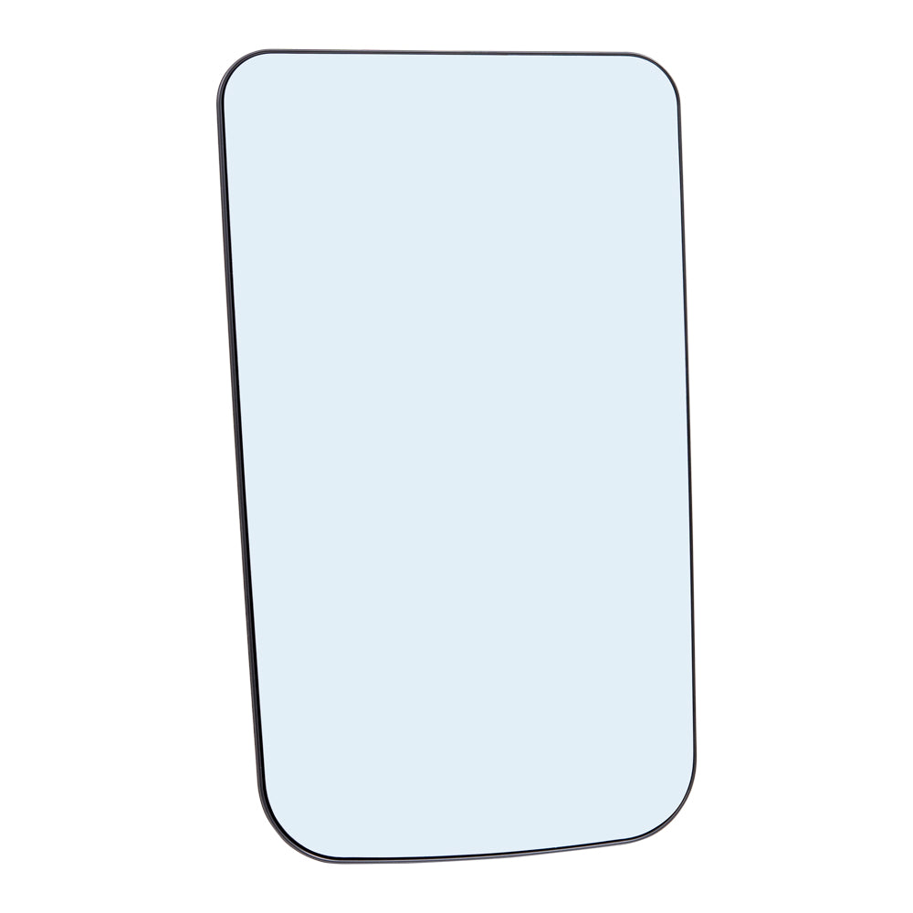 Brock Replacement Upper Mirror Glass and Base with Heat compatible with 2003-2009 Kodiak Topkick 19120557