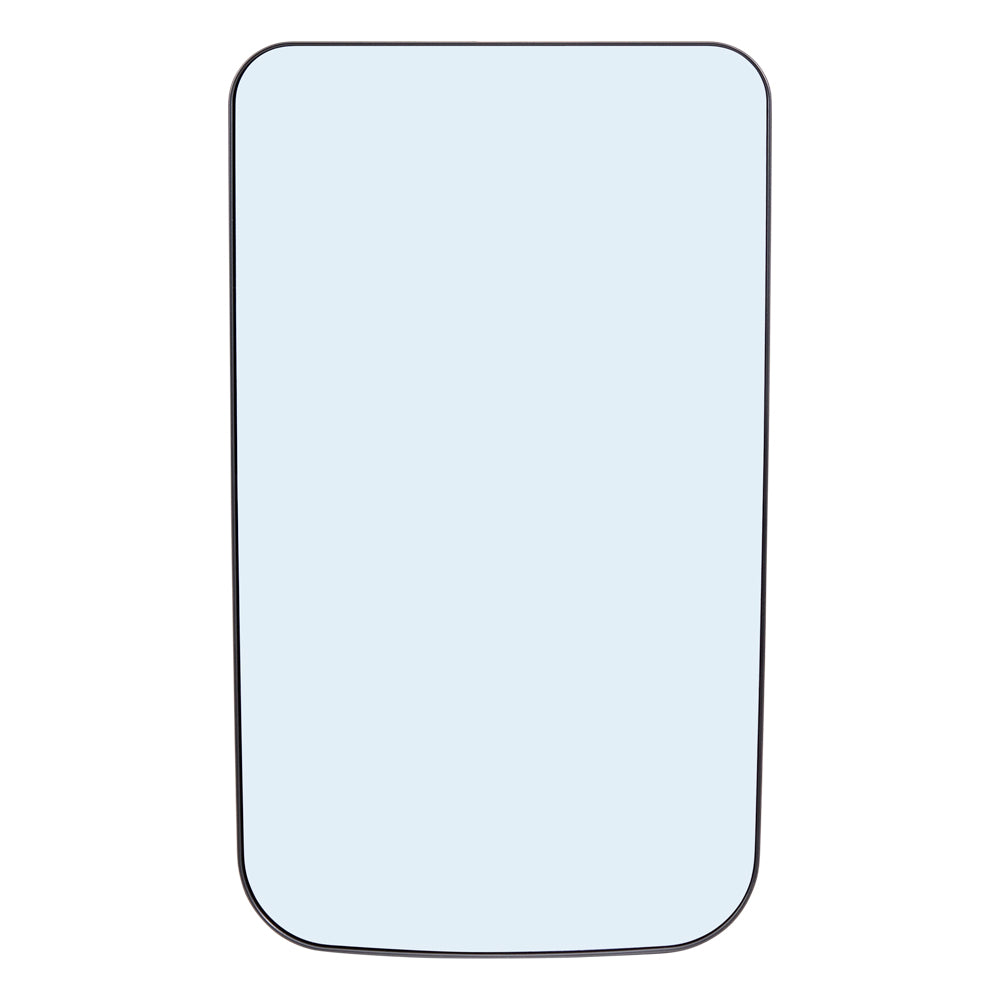 Brock Replacement Upper Mirror Glass and Base with Heat compatible with 2003-2009 Kodiak Topkick 19120557