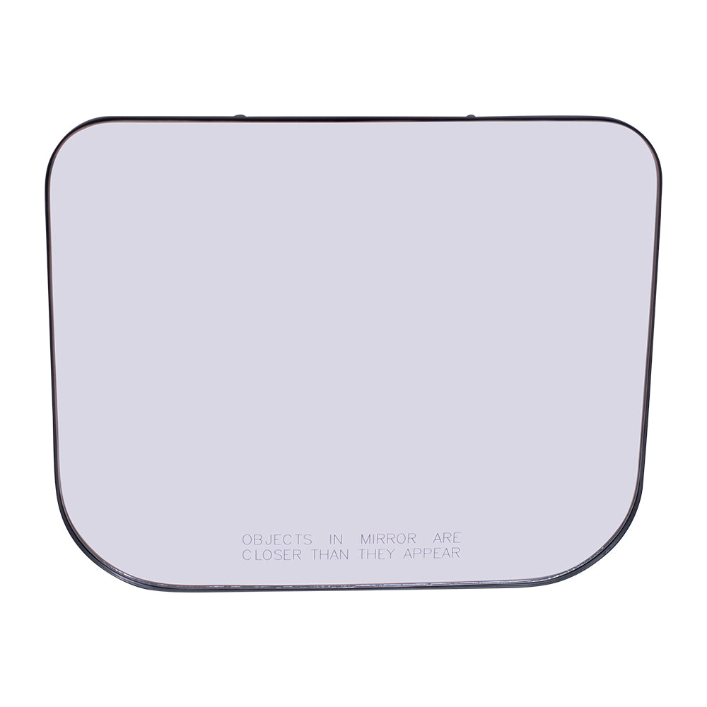 Brock Replacement Lower Mirror Glass and Base with Heat Compatible with 03-09 Kodiak 03-09 Topkick 19120556