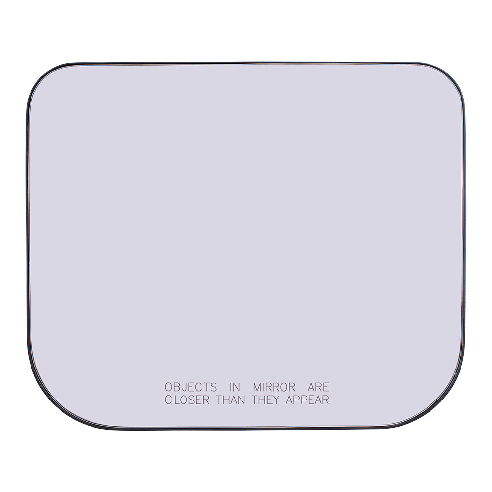Brock Replacement Lower Mirror Glass and Base with Heat Compatible with 03-09 Kodiak 03-09 Topkick 19120556