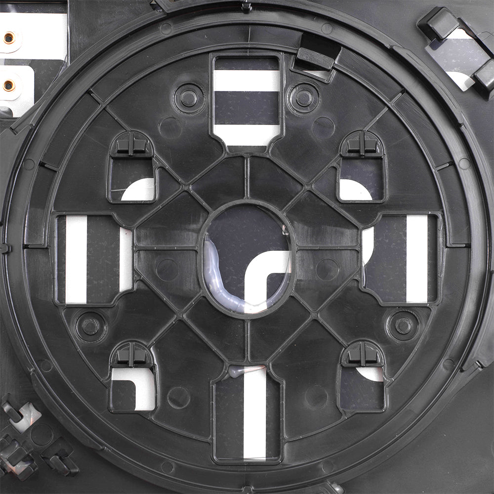 Brock Replacement Lower Mirror Glass and Base with Heat Compatible with 03-09 Kodiak 03-09 Topkick 19120556