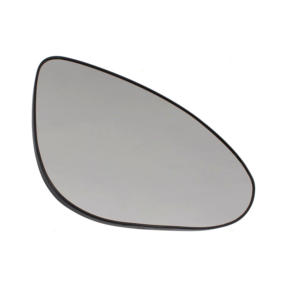 Brock Replacement Passengers Side Door Mirror Glass with Base without Heat Compatible with 12-18 Sonic 95132591 95132593