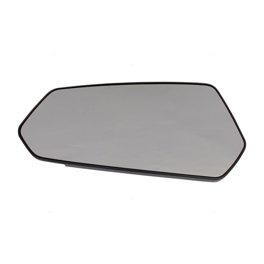 Brock Replacement Driver Side Door Mirror Glass & Base Compatible with 10-15 Camaro 92235872