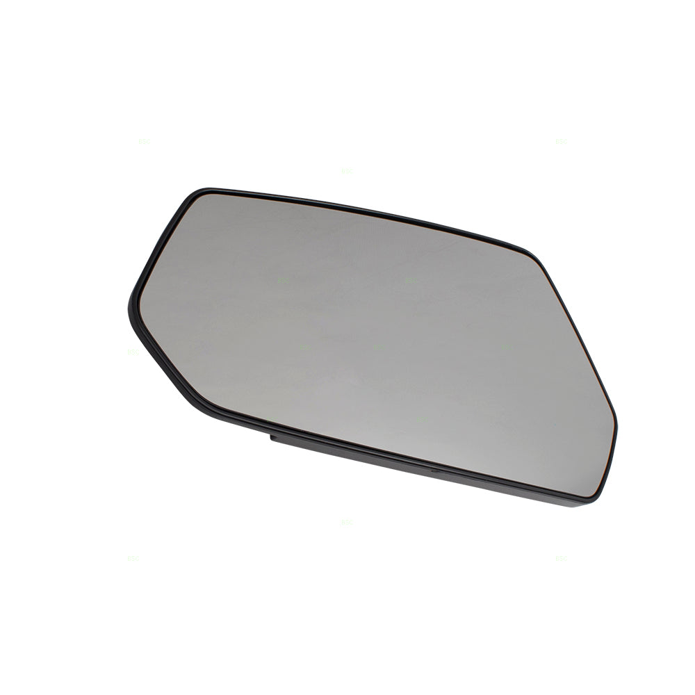Brock Replacement Driver Side Door Mirror Glass & Base Compatible with 10-15 Camaro 92235872