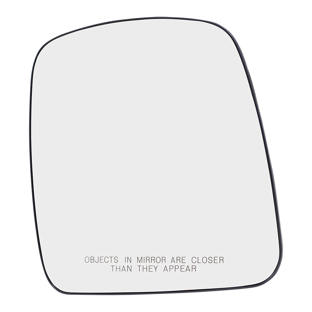 Brock Replacement Driver and Passenger Side Mirror Glass and Base with Heat Set Compatible with 2003-2007 Express