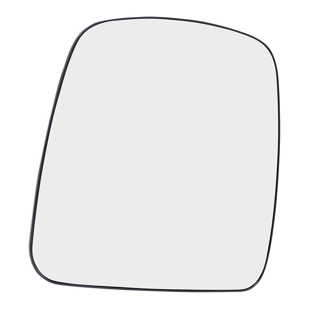 Brock Replacement Driver Side Mirror Glass and Base with Heat Compatible with 2003-2007 Chevy Express