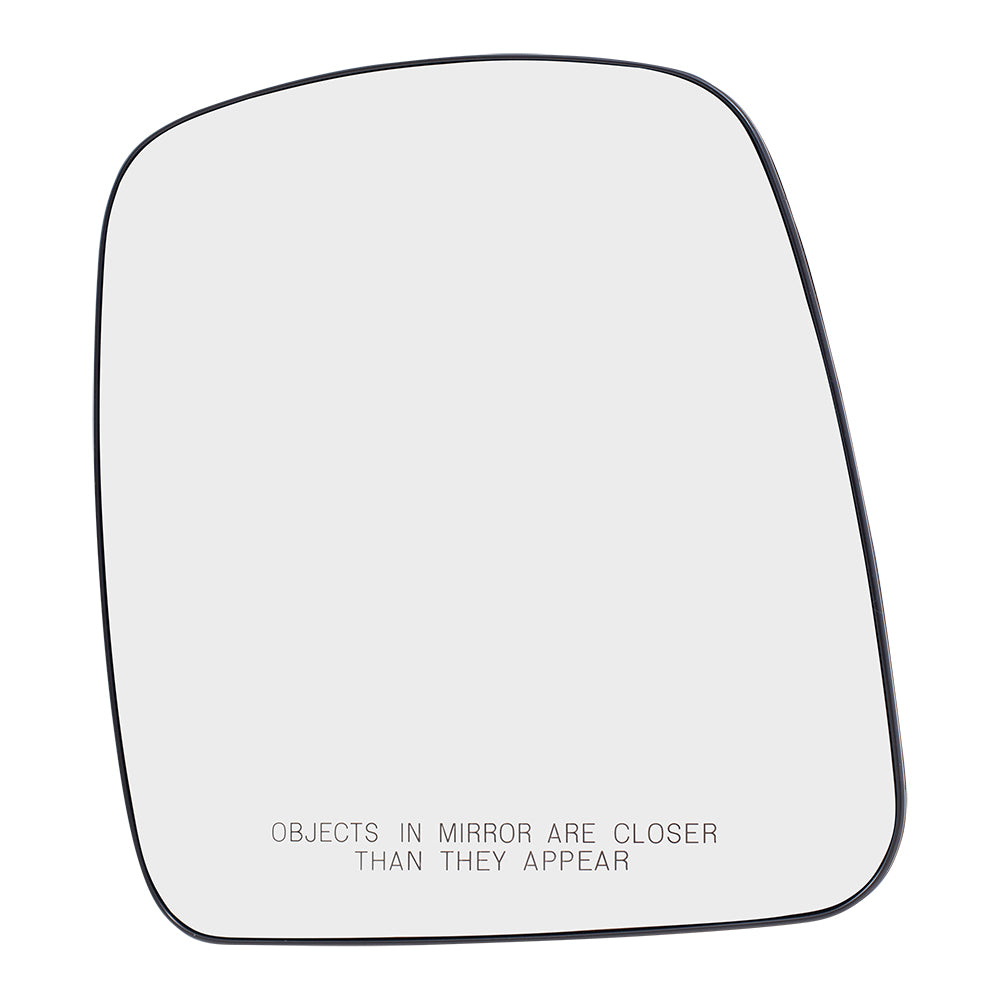 Brock Replacement Passenger Side Mirror Glass and Base with Heat Compatible with 2003-2007 Express