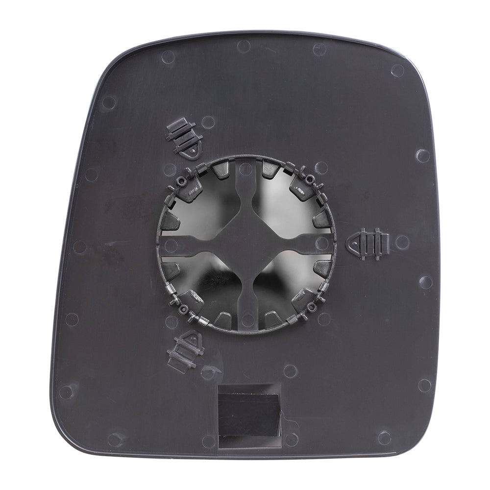 Brock Aftermarket Replacement Passenger Right Mirror Glass & Base without Heat Compatible with 2003-2007 Express