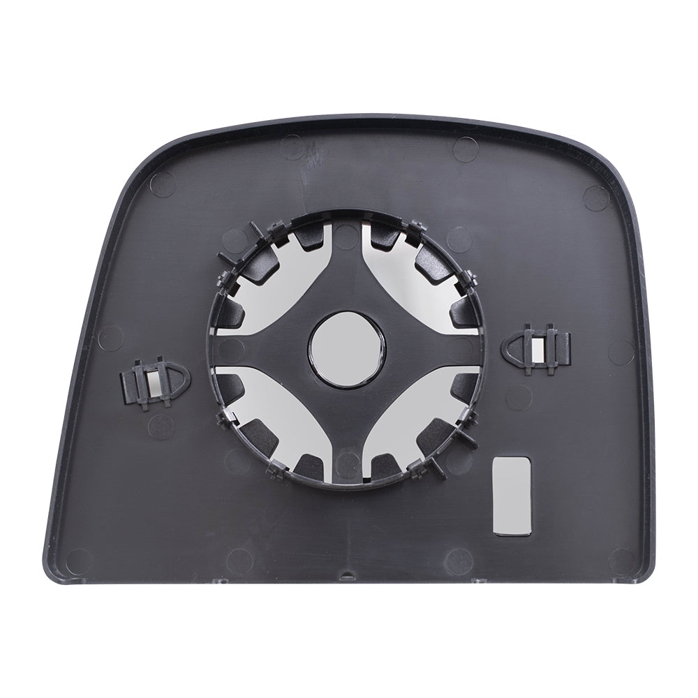 Brock Aftermarket Replacement Driver Left Passenger Right Upper Mirror Glass and Base Without Heat Set Compatible With 2008-2022 Chevy Express