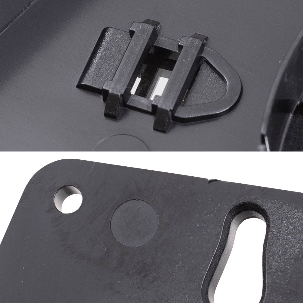 Brock Aftermarket Replacement Passenger Right Upper and Lower Mirror Glass and Base Without Heat Set Compatible With 2008-2022 Chevy Express