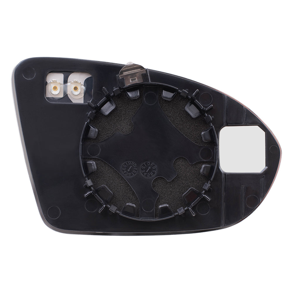 Brock Replacement Driver Side Mirror Glass & Base with Heat without Blind Spot Detection Compatible with 2016-2019 Cruze Sedan & 2017-2019 Cruze Hatchback